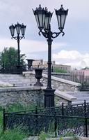 Каслинский литье - Столбы декоративно-осветительные  Столб декоративно-осветительный на Моско - border=